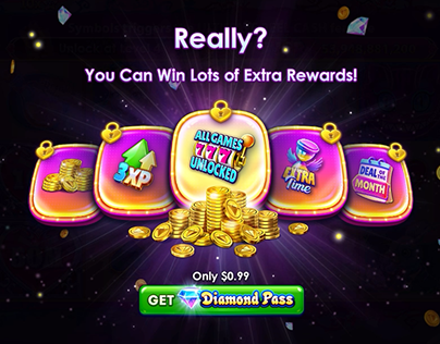 Lucky Rush challenges - Lobby for slot games