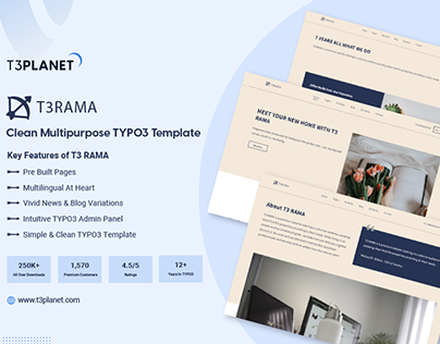 T3 Rama - Clean Multipurpose TYPO3 Template
