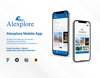 Alexplore - Tourism application Ui/Ux Design
