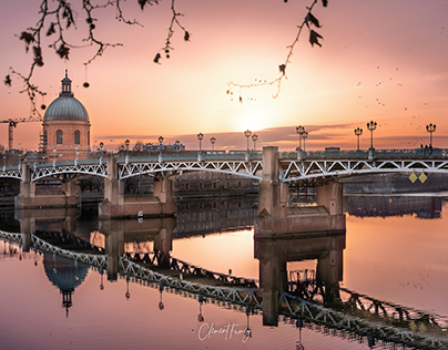 Toulouse - Pont saint Pierre - Février 2022