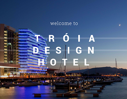 Tróia Design Hotel website