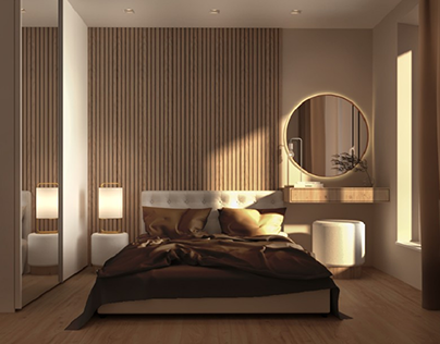 Warm Bedroom Design