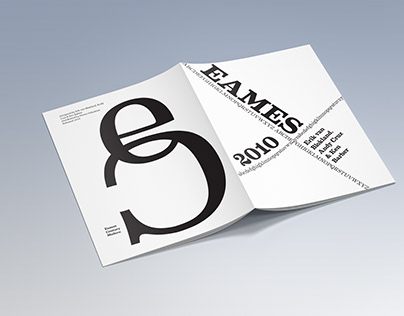 Eames century modern type specimen book |Graphic Design