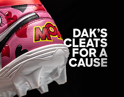Dak's cleats for a cause