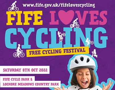 Fife Loves Cycling campaign branding