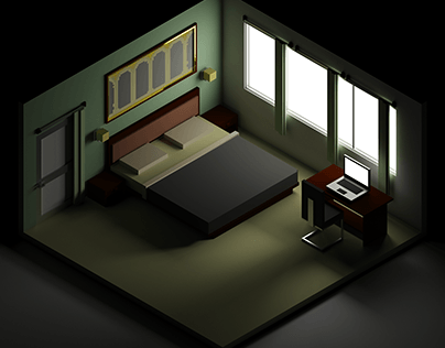 Bedroom, Day & Night