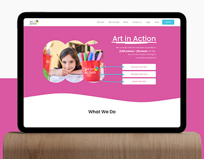 Art In Action - Website Design