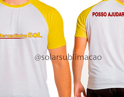 Mockup para camisetas Mercadinho do Sol