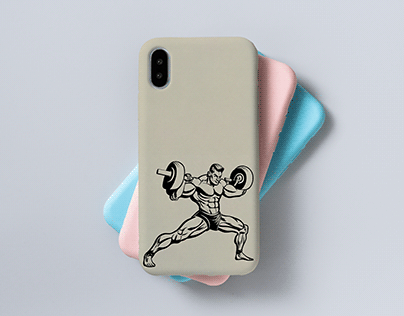 Custom Phone Case Design for Bodybuilders