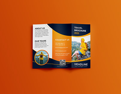 Travel Trifold Brochure Template