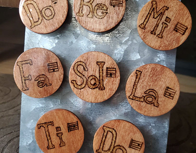 Pyrography - magnets