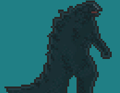 Godzilla Pixel Art