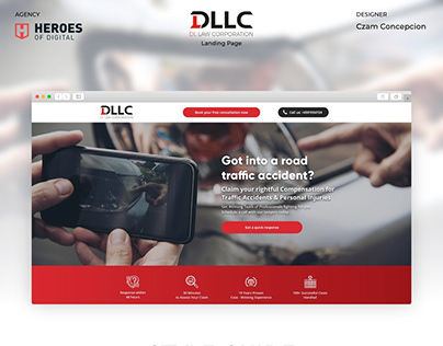 DLLC Legal - Road Accident Landing Page