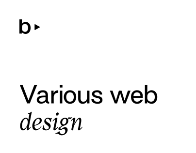 Various webdesign