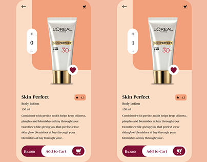 Beauty Product Application