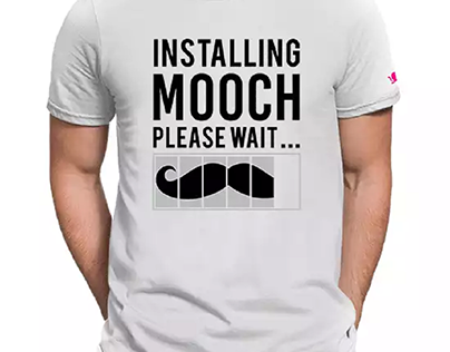 Installing Mooch Graphic Printed Tshirt