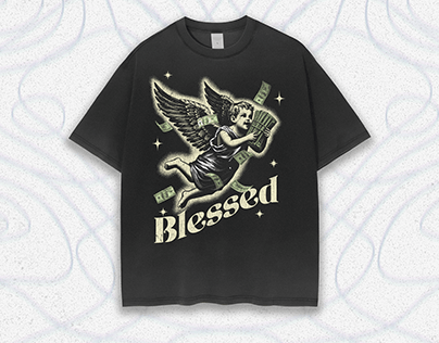 BLESSED T-SHIRT DESIGN FOR SALE