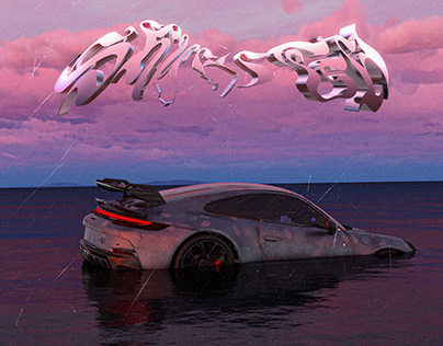 Porsche 911 Drowning (3D)