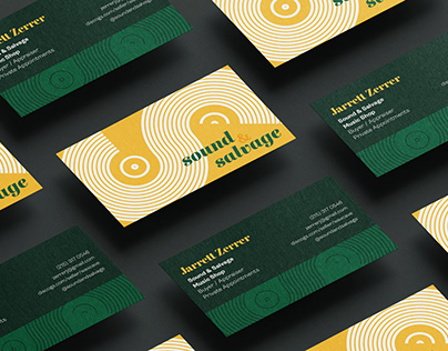 Sound & Salvage Business Card and Logo // CHELCHA