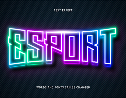 Esport text effect