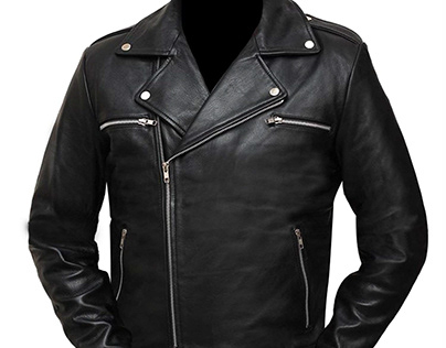 Jeffrey Dean Morgan Walking Dead Negan Leather Jacket