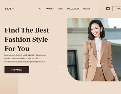 Fashion Forward: A Modern Clothing Website Design