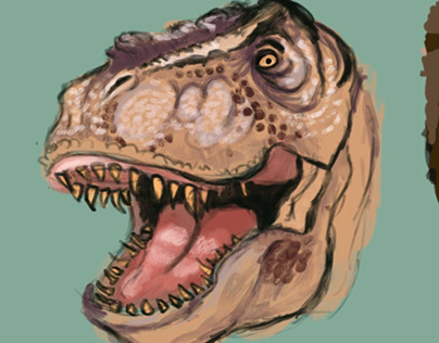 Project thumbnail - Dinosaur sketches