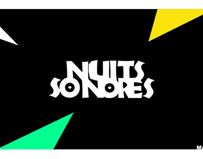 Site web pour le festival Nuits Sonores
