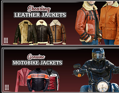 Leather Products banner design