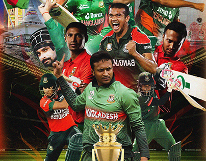 Bangladesh Tigers Poster for Asia Cup 2023