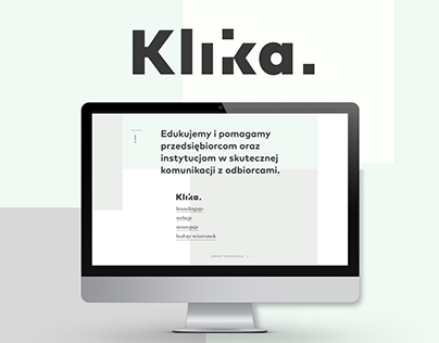 Klika - design studio visual identity