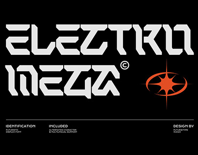 Electro Mega - Futuristic Display Font