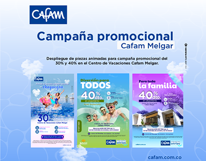 Campaña promocional Cafam Melgar