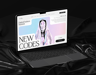New Codes — Website for Digital Fashion Summit