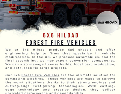 Conquer Wildfires with Forest Fire Vehicles