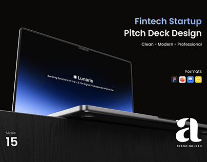 Fintech Startup Pitch Deck | Presentation Design