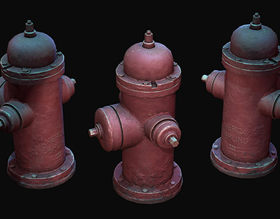 3D model of a hydrant