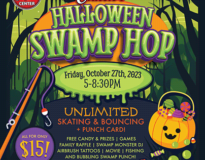 Halloween Swamp Hop Flyer
