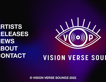 Vision Verse Soundz Website Design