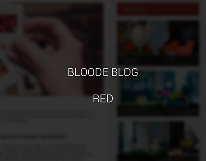 Blog Bloode (RED)