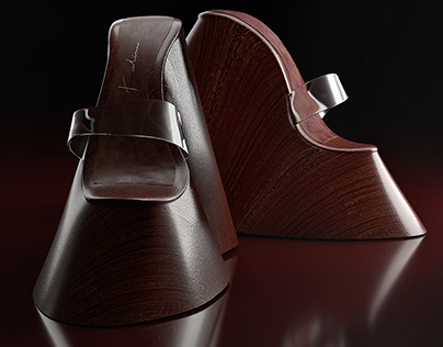 Modern Oiran Geta - Japanese inspired Shoe concept