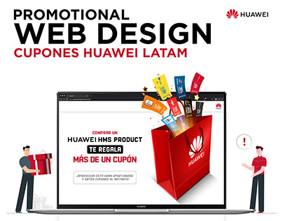 Cupones de Regalo HUAWEI | Promotional Web Design