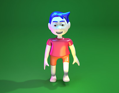 Simple little 3D character
