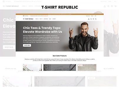T-Shirt Republic : An E-commerce Website