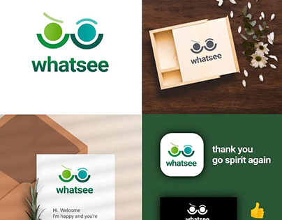 Whatsee logo design
