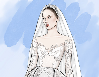 Wedding Dress Illustration
