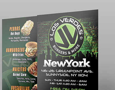 Los Verdes Restaurant - Flyer