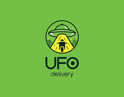 UFO.delivery Branding design