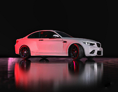 BMW M2 polygon model