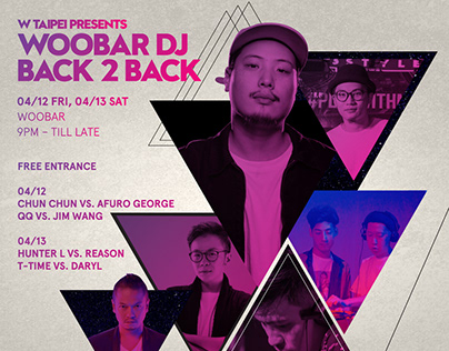 2019/04/12,13 WOOBAR DJ BACK 2 BACK PARTY